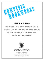 Gift Cards from Convivio Bookworks