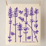 Compostable Sponge Cloth: Lavender Sprigs