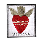 Mexican Tin Sacred Heart, Large