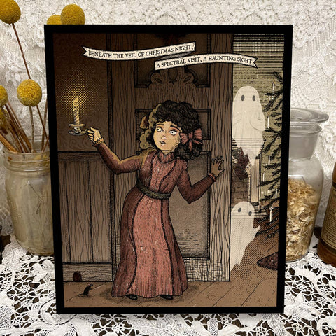 The Orphans of Dudleytown Art Print: Ghosts of Christmas