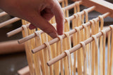 Beechwood Collapsible Pasta Drying Rack, from Italy