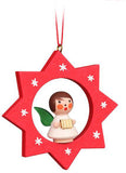 German Christmas Ornament: Stars with Toys & Angels