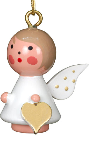 German Christmas Ornament: Little Angel in White