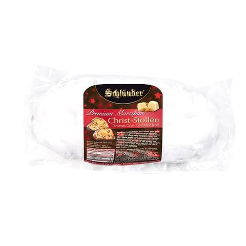 Schlünder Premium Marzipan Christmas Stollen, from Germany