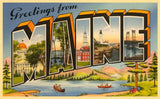 Postcard: Greetings from Maine