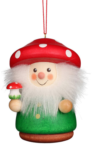 German Christmas Ornament: Toadstool Chap