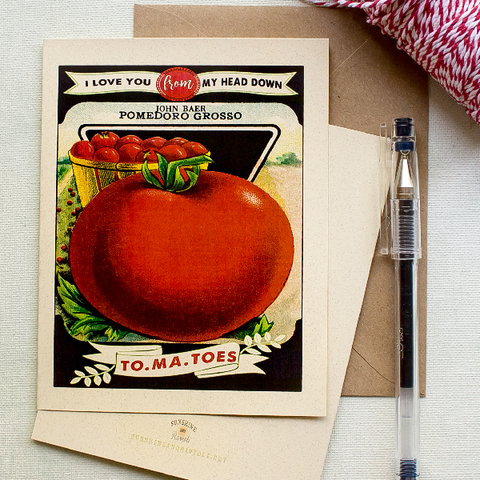 Tomatoes Love Card
