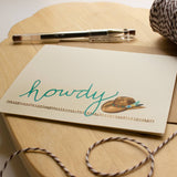 Note Card: Howdy