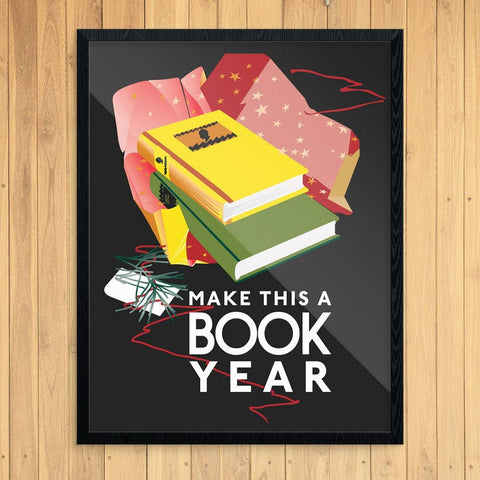 Art Print: Make This a Book Year (14" x 11")