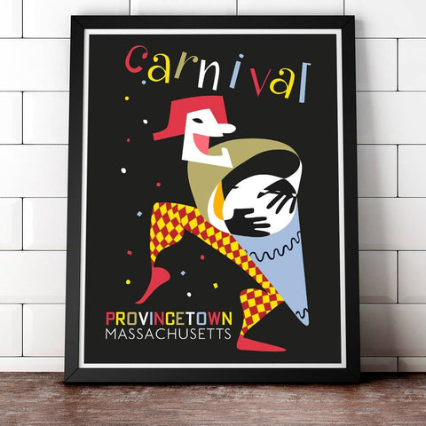 Art Print: Carnival Provincetown Massachusetts (14" x 11")