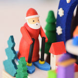 German Pyramid: Small Santa Tea Light