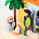 German Pyramid: Small Nativity Tea Light