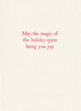 Boxed Cards, Letterpress Printed: Spirit of the Season