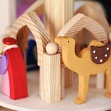 German Christmas Pyramid: Graupner Nativity Tower, 3 Tier