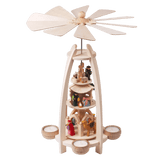 German Christmas Pyramid: Graupner Nativity Tower, 3 Tier