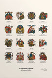 Christmas Legends of European Folklore / Poster Art Print