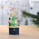 Nutcracker Music Box with Crank, from Germany