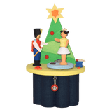 Nutcracker Music Box with Crank, from Germany