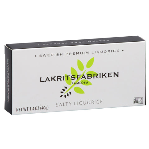 Lakritsfabriken Salty Black Licorice from Sweden