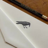 Stationery Set: Crow, Letterpress Printed