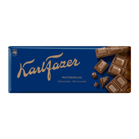 Fazer Milk Chocolate Bar, from Finland