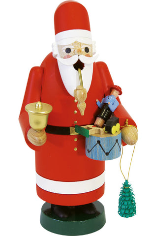 German Incense Smoker: Glaesser Father Christmas (Rauchmann Weihnachtsmann)