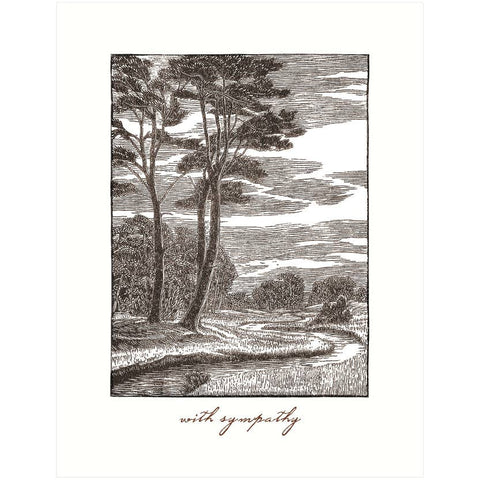 Sympathy Card : Wandering Stream