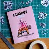 Linocut: Learn in a Weekend, by Nick Morley