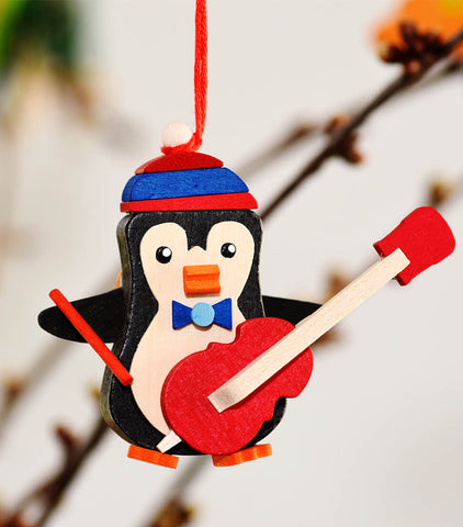 German Christmas Ornament: Penguins