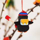 German Christmas Ornament: Penguins