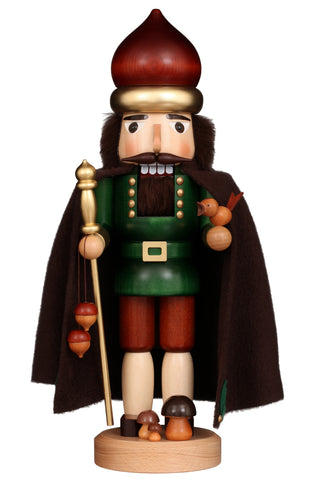 German Nutcracker: Large Forest King, Glazed Woods