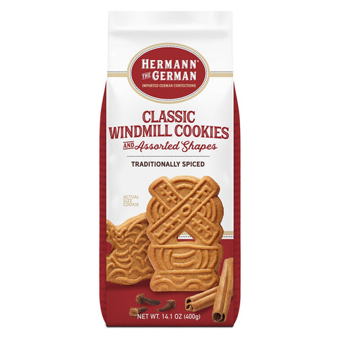 German Cookies: Classic Windmill Cookies (Gewürz Spekulatius)