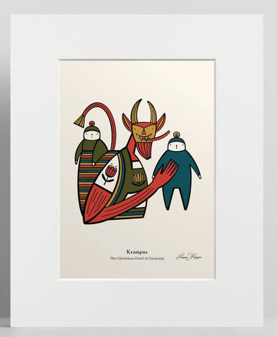 Krampus / Small Art Print