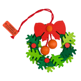 German Christmas Ornament: Christmas Wreath with Baubles