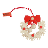 German Christmas Ornament: Christmas Wreath with Baubles