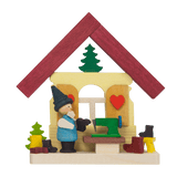 German Christmas Ornaments: Christmas Cottage Elves