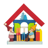 German Christmas Ornaments: Christmas Cottage Elves