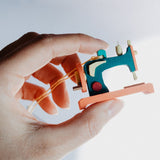 German Christmas Ornament: Sewing Machine