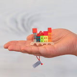 German Christmas Ornament: Bridge with Houses