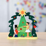 German Christmas Ornament: Clara & the Nutcracker