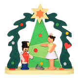 German Christmas Ornament: Clara & the Nutcracker