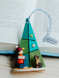 German Christmas Ornament: Winter Trees with Kids