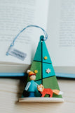 German Christmas Ornament: Winter Trees with Kids