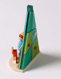 German Christmas Ornament: Winter Trees with Kids