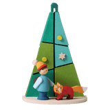 German Christmas Ornament: Winter Trees with Kids