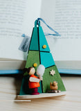 German Christmas Ornament: Winter Trees with Kids