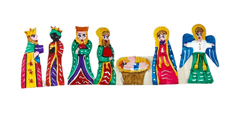 Mexican Tin Nativity Camino