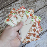 Corner Bookmark, Embroidered: Winter Designs