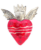 Mexican Tin Sacred Heart, Large