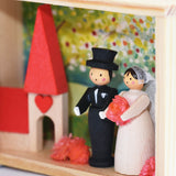Wedding Congratulations Matchbox Scene, Handmade in Germany